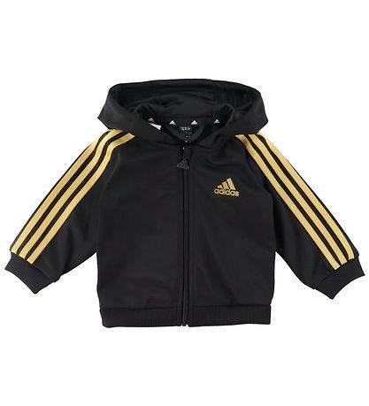 adidas Performance Træningssæt - I 3S SHINY TS - Guld/Sort