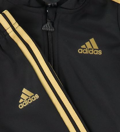 adidas Performance Træningssæt - I 3S SHINY TS - Guld/Sort
