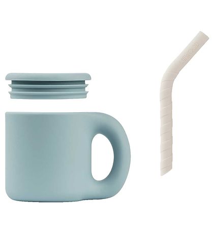 Liewood Kop m. Sugerør - Jenna - Sandy/Sea Blue
