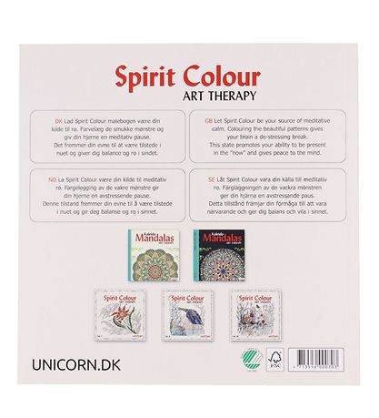 Mandala Farvebog - Spirit Colour - Bind 1