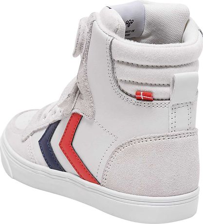 Hummel Støvler - Slimmer Stadil Leather High Jr. - Hvid