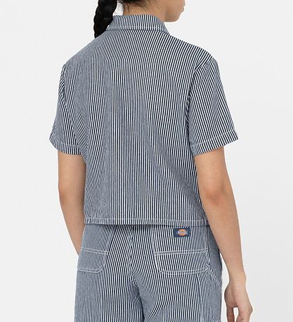 Dickies Skjorte - Hickory pr Hickory - Blå/Hvid Stribet