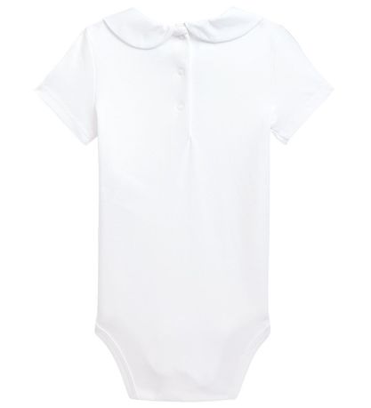 Polo Ralph Lauren Body k/æ - Baby Collection - Hvid m. Bier
