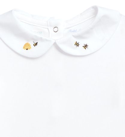 Polo Ralph Lauren Body k/æ - Baby Collection - Hvid m. Bier