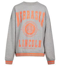 Grunt Sweatshirt - Sade - Gråmeleret