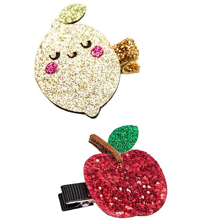 Petit by Sofie Schnoor Hårspænder - 2-pak - 4,5x4 cm - Mix Glitt