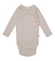 That's Mine Slå-om Body - Becca - Rib - Light Brown Melange