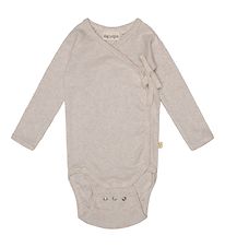 That's Mine Slå-om Body - Becca - Rib - Light Brown Melange