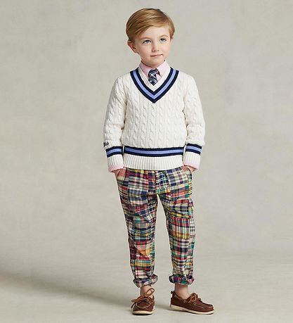 Polo Ralph Lauren Sweater - Strik - Watch Hill - Cream/Navy