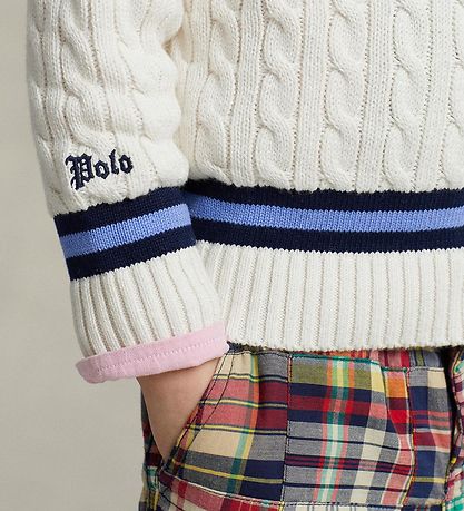 Polo Ralph Lauren Sweater - Strik - Watch Hill - Cream/Navy