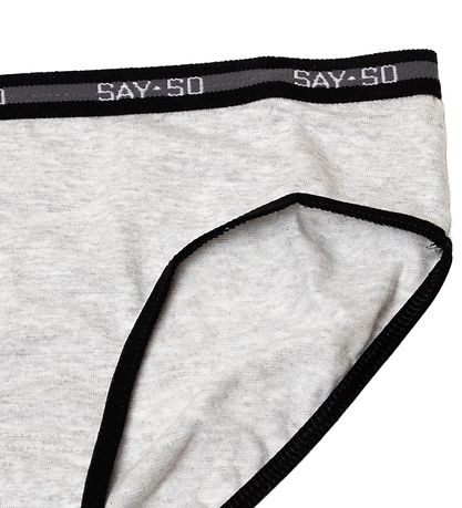 Say-So Trusser - Gråmeleret