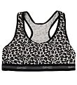 Say-So Top - Gråmeleret m. Leopard