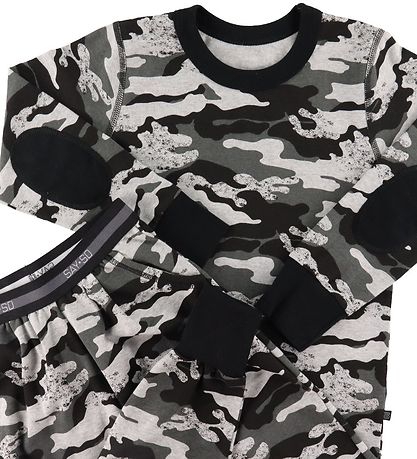 Say-So Nattøj - Gråmeleret m. Camouflage