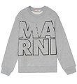 Marni Sweatshirt - Gråmeleret m. Sort