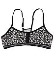 Say-So Top - Gråmeleret m. Leopard