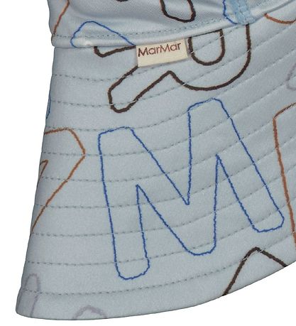 MarMar Badehat - UV40+ - Alba Splash Long - Logo Outline