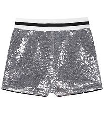 Zadig & Voltaire Shorts - Sølv m. Pailletter
