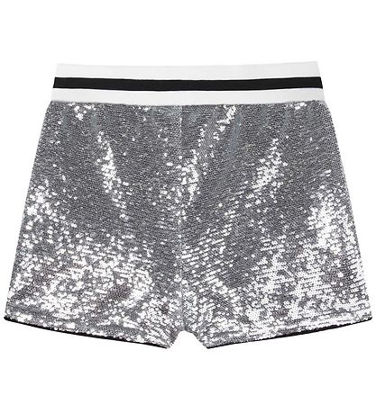 Zadig & Voltaire Shorts - Sølv m. Pailletter