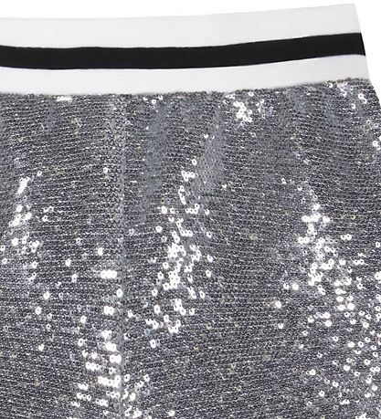 Zadig & Voltaire Shorts - Sølv m. Pailletter