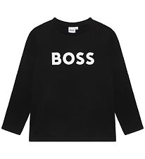 BOSS Bluse - Sort m. Hvid