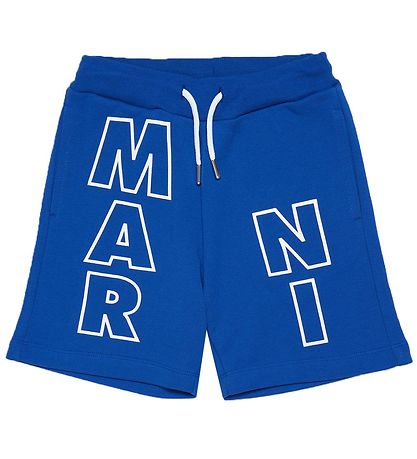 Marni Sweatshorts - Blå m. Hvid