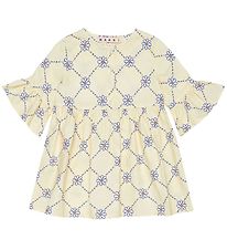 Robe Marni - Jaune av. Fleurs