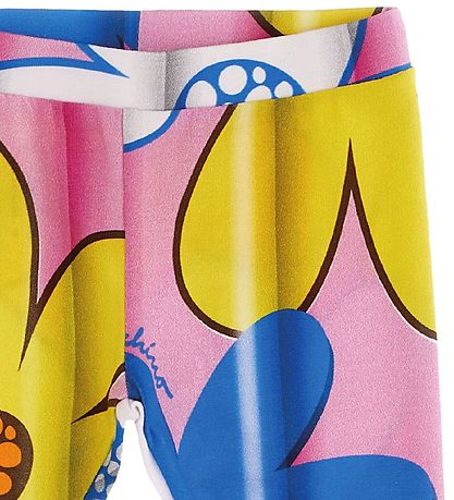 Moschino Leggings - Pink/Gul/Blå