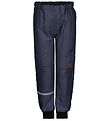 Mikk-Line Termobukser - Duvet - Coated - Blue Nights