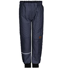Mikk-Line Termobukser - Duvet - Coated - Blue Nights