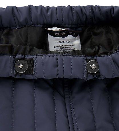 Mikk-Line Termobukser - Duvet - Coated - Blue Nights