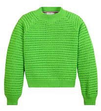 Tommy Hilfiger Bluse - Strik - Crochet - Spring Lime