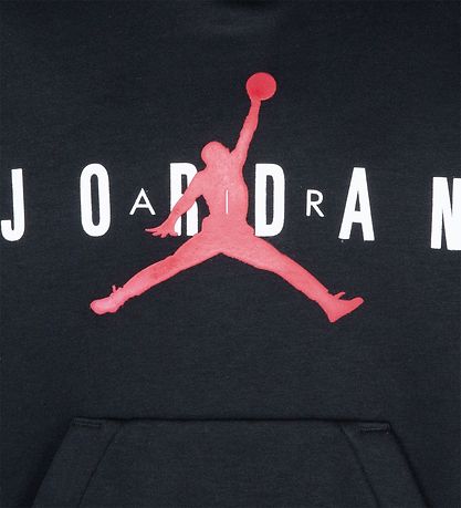 Jordan Hættetrøje - Sort m. Logo
