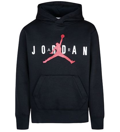 Jordan Hættetrøje - Sort m. Logo