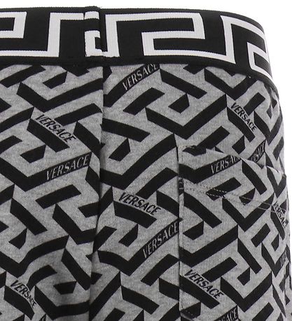 Versace Sweatshorts - Gråmeleret/Sort
