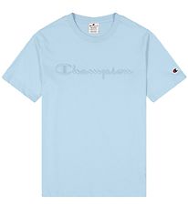 Champion Fashion T-shirt - Crewneck - Lyseblå