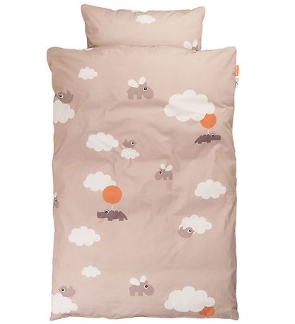 Done by Deer Sengetøj - Baby - Happy Clouds - Powder