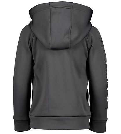 Didriksons Cardigan m. Fleece - Corin - Coal Black