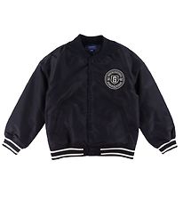 GANT Bomber Jacket - New The Garden Varsity - Evening Blue