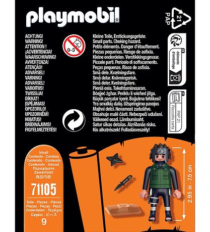 Playmobil Naruto - Yamato - 71105 - 9 Dele