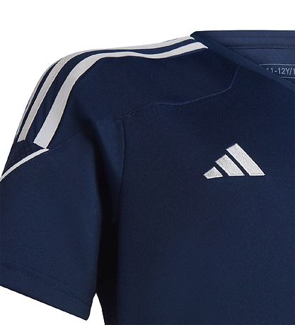 adidas Performance T-Shirt - TIRO 23 JSY Y - Blå/Hvid