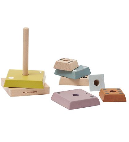 Kids Concept Stabletårn - Plocktorn Pyramid - Neo - Multi