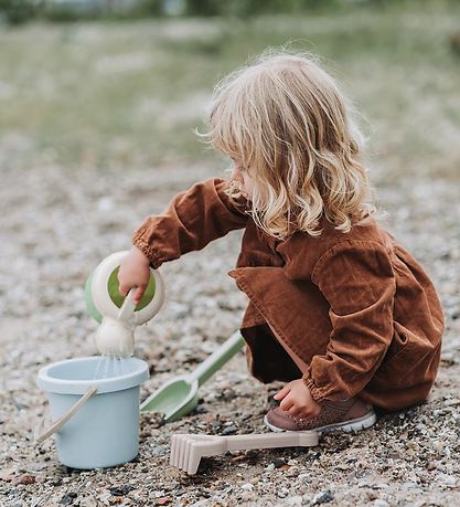 Dantoy BIO Plastic Spandsæt - 4 Dele - Blå/Grøn