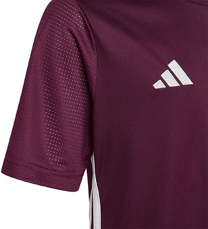 adidas Performance T-shirt - TABELA 23 - Bordeaux/Hvid