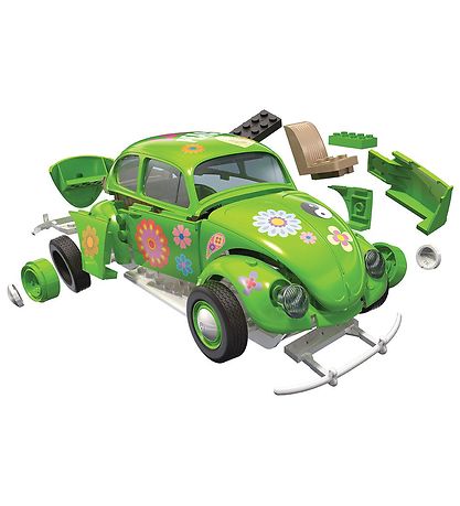 Airfix Sæt - QUICKBUILD - VW Beetle Flower-Power J6031 - 36 Dele