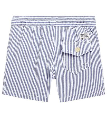 Polo Ralph Lauren Badeshorts - Classics II - Blå/Hvidstribet