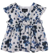 Emporio Armani Top - Hvid/Blåblomstret