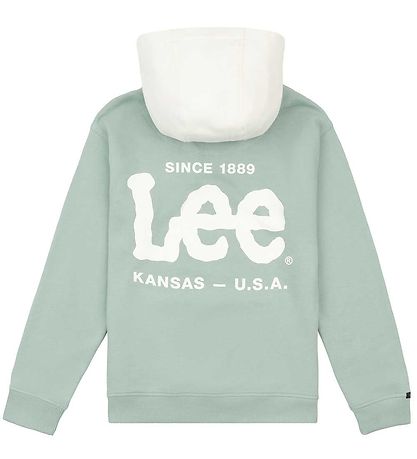 Lee Hættetrøje - Supercharged - Oversized - Blue Surf