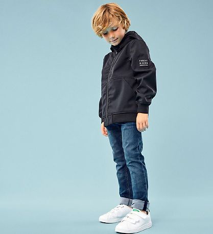 Name It Softshelljakke m. Fleece - Noos - NkmAlfa - Sort