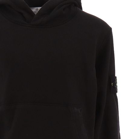 Stone Island Hættetrøje - Sort