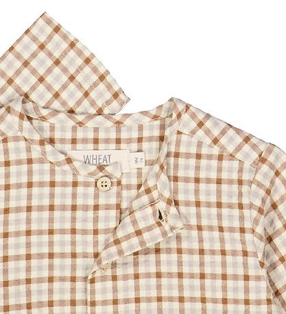 Wheat Skjorte - Shelby - Golden Dove Check